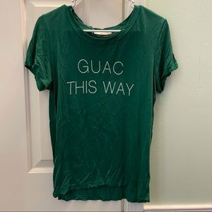 guac this way tshirt